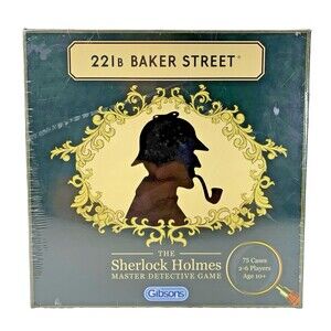 221B Baker Street The Sherlock Holmes Master Detective Game  New Factory sealed
